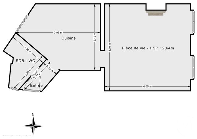 Appartement F2 à vendre - 2 pièces - 30.0 m2 - PARIS - 75011 - ILE-DE-FRANCE - Century 21 Chorus Bastille