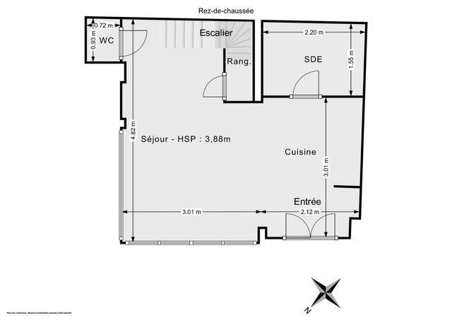 Appartement à vendre - 2 pièces - 27.6 m2 - PARIS - 75011 - ILE-DE-FRANCE - Century 21 Chorus Bastille